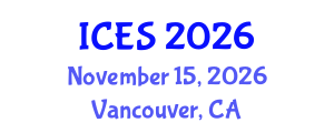International Conference on Educational Sciences (ICES) November 15, 2026 - Vancouver, Canada International Conference on Educational Sciences (ICES) November 15, 2026 - Vancouver, Canada