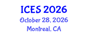 International Conference on Educational Sciences (ICES) October 28, 2026 - Montreal, Canada International Conference on Educational Sciences (ICES) October 28, 2026 - Montreal, Canada