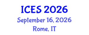 International Conference on Educational Sciences (ICES) September 16, 2026 - Rome, Italy International Conference on Educational Sciences (ICES) September 16, 2026 - Rome, Italy