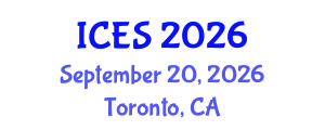 International Conference on Educational Sciences (ICES) September 20, 2026 - Toronto, Canada International Conference on Educational Sciences (ICES) September 20, 2026 - Toronto, Canada
