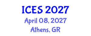 International Conference on Educational Sciences (ICES) April 08, 2027 - Athens, Greece International Conference on Educational Sciences (ICES) April 08, 2027 - Athens, Greece