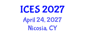 International Conference on Educational Sciences (ICES) April 24, 2027 - Nicosia, Cyprus International Conference on Educational Sciences (ICES) April 24, 2027 - Nicosia, Cyprus