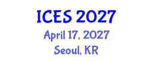 International Conference on Educational Sciences (ICES) April 17, 2027 - Seoul, Republic of Korea International Conference on Educational Sciences (ICES) April 17, 2027 - Seoul, Republic of Korea