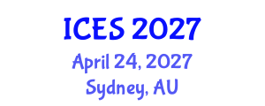 International Conference on Educational Sciences (ICES) April 24, 2027 - Sydney, Australia International Conference on Educational Sciences (ICES) April 24, 2027 - Sydney, Australia