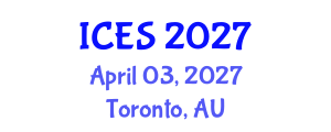 International Conference on Educational Sciences (ICES) April 03, 2027 - Toronto, Australia International Conference on Educational Sciences (ICES) April 03, 2027 - Toronto, Australia