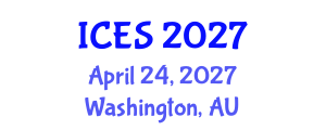 International Conference on Educational Sciences (ICES) April 24, 2027 - Washington, Australia International Conference on Educational Sciences (ICES) April 24, 2027 - Washington, Australia