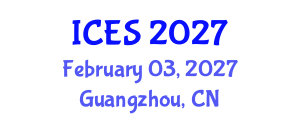 International Conference on Educational Sciences (ICES) February 03, 2027 - Guangzhou, China International Conference on Educational Sciences (ICES) February 03, 2027 - Guangzhou, China