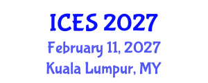 International Conference on Educational Sciences (ICES) February 11, 2027 - Kuala Lumpur, Malaysia International Conference on Educational Sciences (ICES) February 11, 2027 - Kuala Lumpur, Malaysia