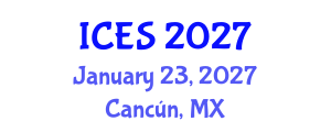 International Conference on Educational Sciences (ICES) January 23, 2027 - Cancún, Mexico International Conference on Educational Sciences (ICES) January 23, 2027 - Cancún, Mexico
