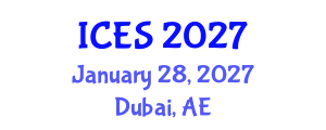 International Conference on Educational Sciences (ICES) January 28, 2027 - Dubai, United Arab Emirates International Conference on Educational Sciences (ICES) January 28, 2027 - Dubai, United Arab Emirates
