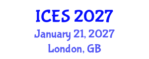 International Conference on Educational Sciences (ICES) January 21, 2027 - London, United Kingdom International Conference on Educational Sciences (ICES) January 21, 2027 - London, United Kingdom