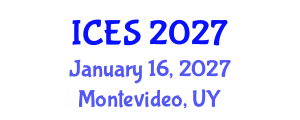 International Conference on Educational Sciences (ICES) January 16, 2027 - Montevideo, Uruguay International Conference on Educational Sciences (ICES) January 16, 2027 - Montevideo, Uruguay