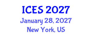 International Conference on Educational Sciences (ICES) January 28, 2027 - New York, United States International Conference on Educational Sciences (ICES) January 28, 2027 - New York, United States