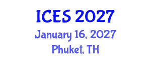 International Conference on Educational Sciences (ICES) January 16, 2027 - Phuket, Thailand International Conference on Educational Sciences (ICES) January 16, 2027 - Phuket, Thailand
