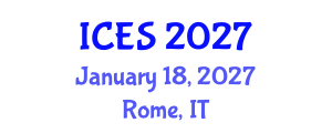 International Conference on Educational Sciences (ICES) January 18, 2027 - Rome, Italy International Conference on Educational Sciences (ICES) January 18, 2027 - Rome, Italy