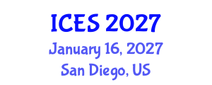 International Conference on Educational Sciences (ICES) January 16, 2027 - San Diego, United States International Conference on Educational Sciences (ICES) January 16, 2027 - San Diego, United States