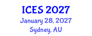 International Conference on Educational Sciences (ICES) January 28, 2027 - Sydney, Australia International Conference on Educational Sciences (ICES) January 28, 2027 - Sydney, Australia