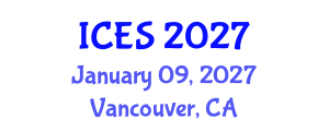International Conference on Educational Sciences (ICES) January 09, 2027 - Vancouver, Canada International Conference on Educational Sciences (ICES) January 09, 2027 - Vancouver, Canada