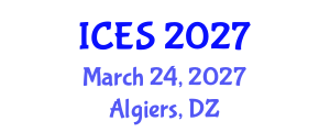 International Conference on Educational Sciences (ICES) March 24, 2027 - Algiers, Algeria International Conference on Educational Sciences (ICES) March 24, 2027 - Algiers, Algeria