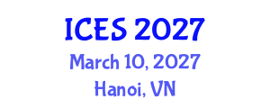 International Conference on Educational Sciences (ICES) March 10, 2027 - Hanoi, Vietnam International Conference on Educational Sciences (ICES) March 10, 2027 - Hanoi, Vietnam