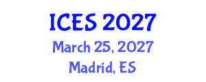 International Conference on Educational Sciences (ICES) March 25, 2027 - Madrid, Spain International Conference on Educational Sciences (ICES) March 25, 2027 - Madrid, Spain