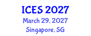 International Conference on Educational Sciences (ICES) March 29, 2027 - Singapore, Singapore International Conference on Educational Sciences (ICES) March 29, 2027 - Singapore, Singapore