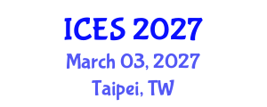International Conference on Educational Sciences (ICES) March 03, 2027 - Taipei, Taiwan International Conference on Educational Sciences (ICES) March 03, 2027 - Taipei, Taiwan