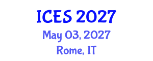 International Conference on Educational Sciences (ICES) May 03, 2027 - Rome, Italy International Conference on Educational Sciences (ICES) May 03, 2027 - Rome, Italy