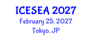 International Conference on Educational Statistics, Evaluation and Assessment (ICESEA) February 25, 2027 - Tokyo, Japan International Conference on Educational Statistics, Evaluation and Assessment (ICESEA) February 25, 2027 - Tokyo, Japan