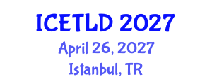 International Conference on Educational Technology and Learning Design (ICETLD) April 26, 2027 - Istanbul, Turkey International Conference on Educational Technology and Learning Design (ICETLD) April 26, 2027 - Istanbul, Turkey