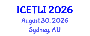 International Conference on Educational Technology and Learning Innovation (ICETLI) August 30, 2026 - Sydney, Australia