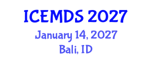 International Conference on Electric Machines and Drive Systems (ICEMDS) January 14, 2027 - Bali, Indonesia International Conference on Electric Machines and Drive Systems (ICEMDS) January 14, 2027 - Bali, Indonesia