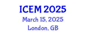 International Conference on Electric Machines (ICEM) March 15, 2025 - London, United Kingdom