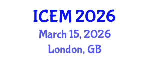 International Conference on Electric Machines (ICEM) March 15, 2026 - London, United Kingdom
