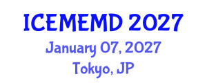 International Conference on Electric Motors and Electric Motor Design (ICEMEMD) January 07, 2027 - Tokyo, Japan International Conference on Electric Motors and Electric Motor Design (ICEMEMD) January 07, 2027 - Tokyo, Japan