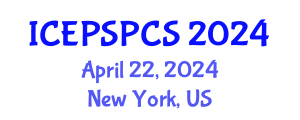 International Conference on Electric Power System Protection and Control System (ICEPSPCS) April 22, 2024 - New York, United States