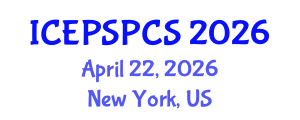 International Conference on Electric Power System Protection and Control System (ICEPSPCS) April 22, 2026 - New York, United States