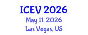 International Conference on Electric Vehicles (ICEV) May 11, 2026 - Las Vegas, United States International Conference on Electric Vehicles (ICEV) May 11, 2026 - Las Vegas, United States