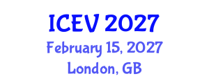 International Conference on Electric Vehicles (ICEV) February 15, 2027 - London, United Kingdom International Conference on Electric Vehicles (ICEV) February 15, 2027 - London, United Kingdom