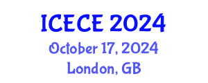 International Conference on Electrical and Communication Engineering (ICECE) October 17, 2024 - London, United Kingdom