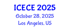 International Conference on Electrical and Communication Engineering (ICECE) October 28, 2025 - Los Angeles, United States