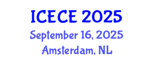 International Conference on Electrical and Communication Engineering (ICECE) September 16, 2025 - Amsterdam, Netherlands
