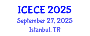 International Conference on Electrical and Communication Engineering (ICECE) September 27, 2025 - Istanbul, Turkey