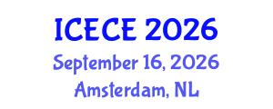 International Conference on Electrical and Communication Engineering (ICECE) September 16, 2026 - Amsterdam, Netherlands