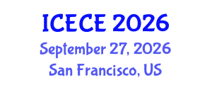 International Conference on Electrical and Communication Engineering (ICECE) September 27, 2026 - San Francisco, United States