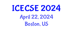 International Conference on Electrical and Computer Systems Engineering (ICECSE) April 22, 2024 - Boston, United States