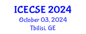 International Conference on Electrical and Computer Systems Engineering (ICECSE) October 03, 2024 - Tbilisi, Georgia
