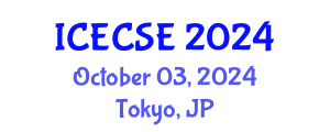 International Conference on Electrical and Computer Systems Engineering (ICECSE) October 03, 2024 - Tokyo, Japan