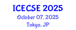 International Conference on Electrical and Computer Systems Engineering (ICECSE) October 07, 2025 - Tokyo, Japan