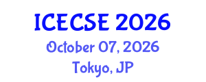 International Conference on Electrical and Computer Systems Engineering (ICECSE) October 07, 2026 - Tokyo, Japan